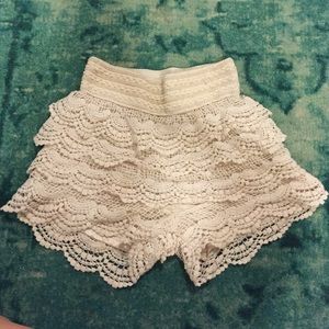 Lace shorts