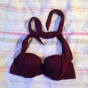VS Plum bikini top