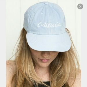 Brandy melville california katherine hat blue