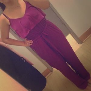 Purple jumpsuit