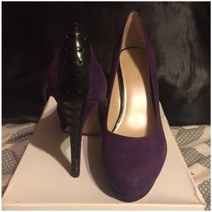 Nine West Suede Platform Pump