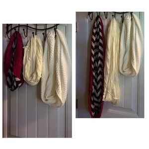 3 Infinity Scarves, Varies in Patterns