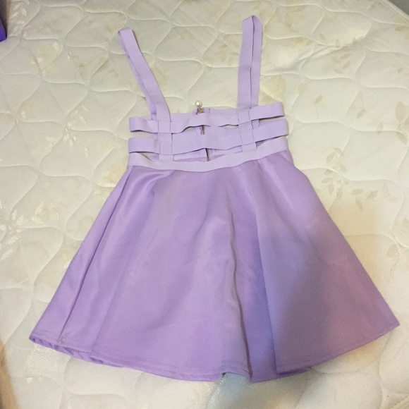 Purple cute skirt