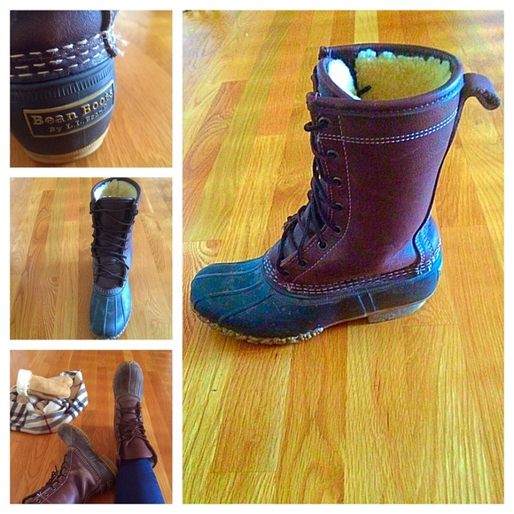 L.L. Bean Shearling Lined Bean Boots