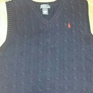 Navy Polo Sweater vest