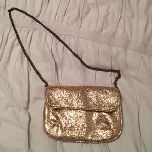 Sparkly clutch from J. Crew