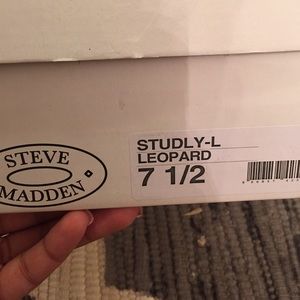 Steve Madden leopard loafer!
