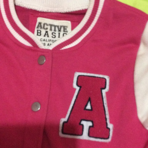 Pink varsity jacket - Picture 2 of 2