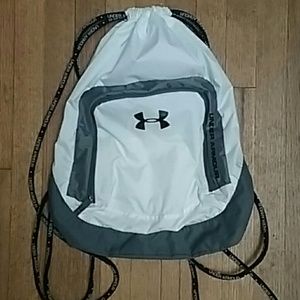 White Under Armour backpack!