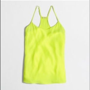 Jcrew neon yellow camisole