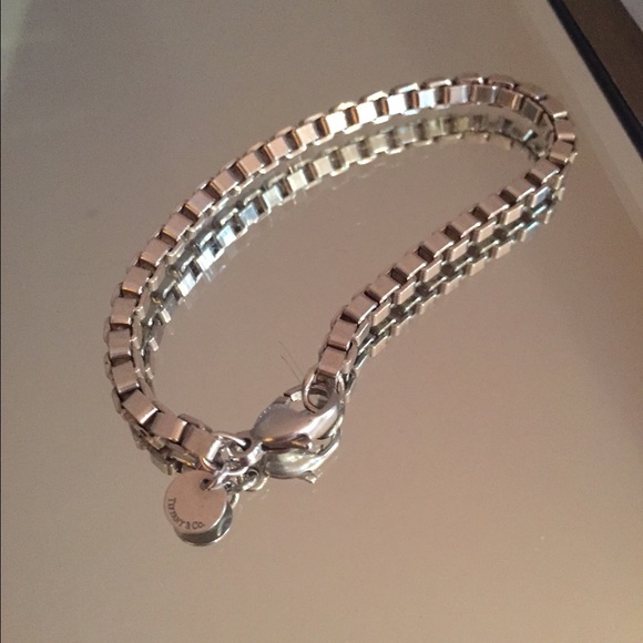 Tiffany & Co. Jewelry - Tiffany & Co Sterling Silver Box Bracelet