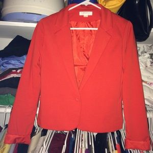 Neon orange Forever21 blazer