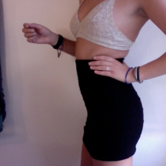 Black Bodycon skirt