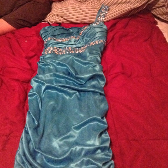 Blue debs homecoming dress