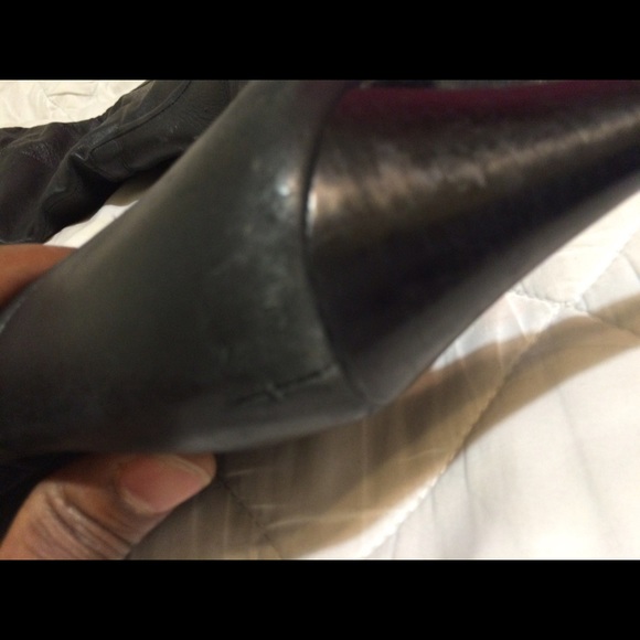 Black knee high boots - Picture 3 of 4