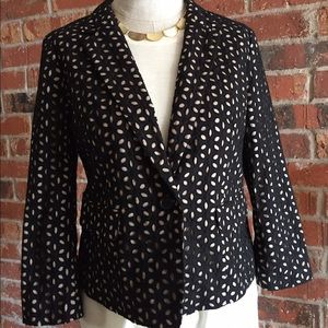 Eyelet black Blazer