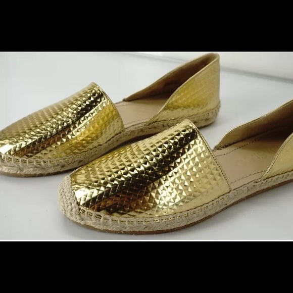 💥Sold💥Jimmy Choo Dreya Metallic espadrilles
