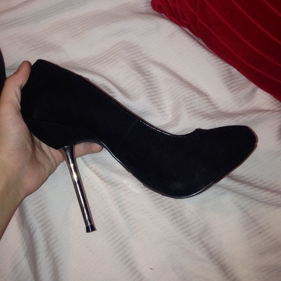 black heels