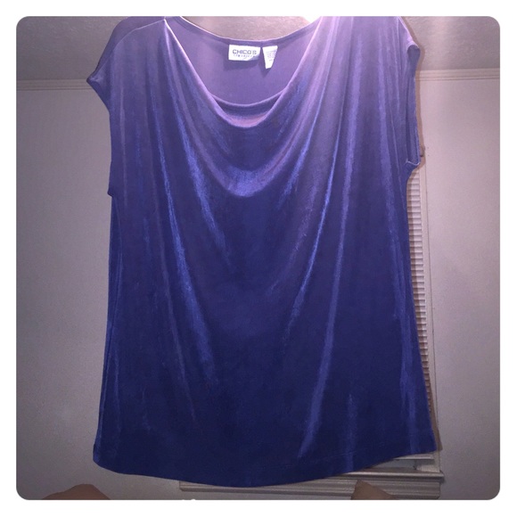 Beautiful Blue Chico's Blouse