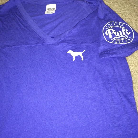 Pink v neck t shirt NWOT