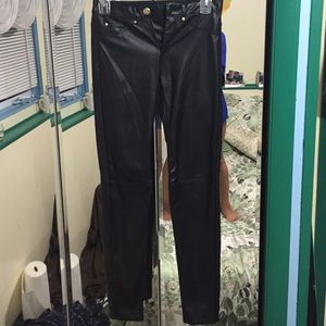Leather H&M pants