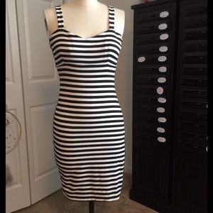 Black and white dress