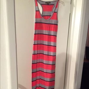 Striped maxi dress