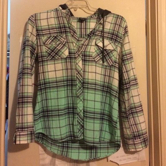 Hooded flannel