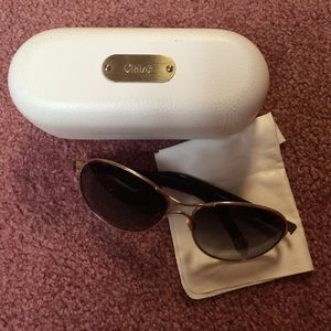 Chloe gold frame sunglasses