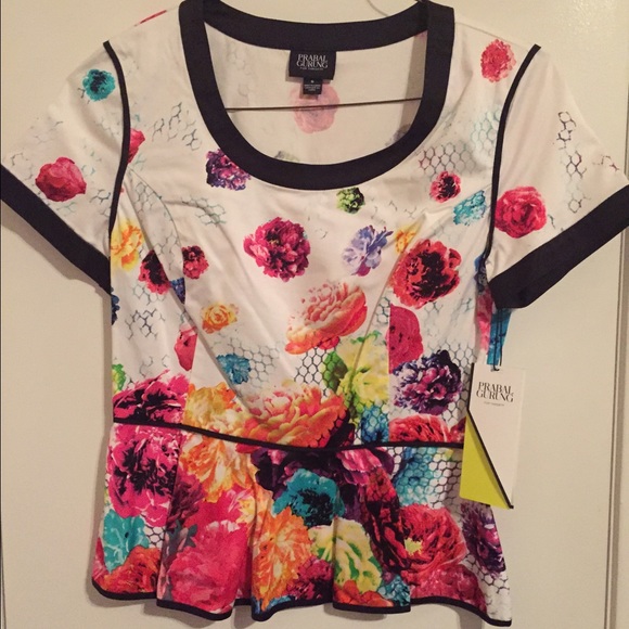 Floral Peplum top