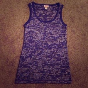 Purple burnout tank
