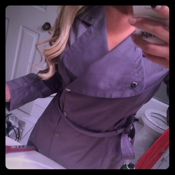 Kenneth Cole grey trench jacket