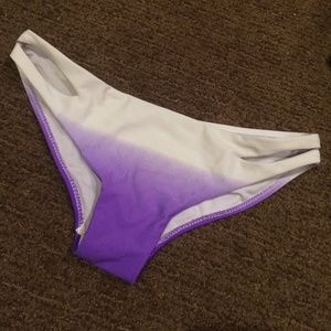 Slit bikini bottoms