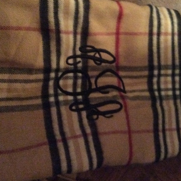 Monogrammed scarf