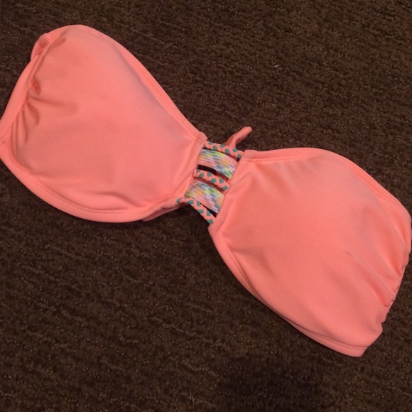 Pink bathing suit top