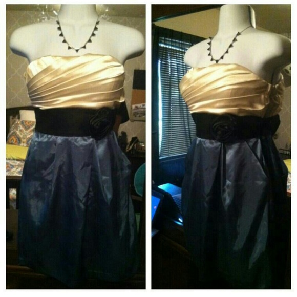 Forever 21 strapless cocktail dress