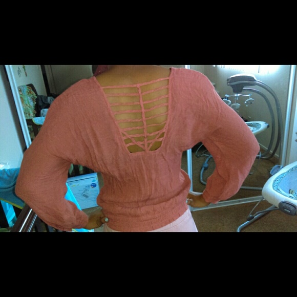 PERFECT CONDITION Coral colored blouse