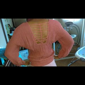 PERFECT CONDITION Coral colored blouse