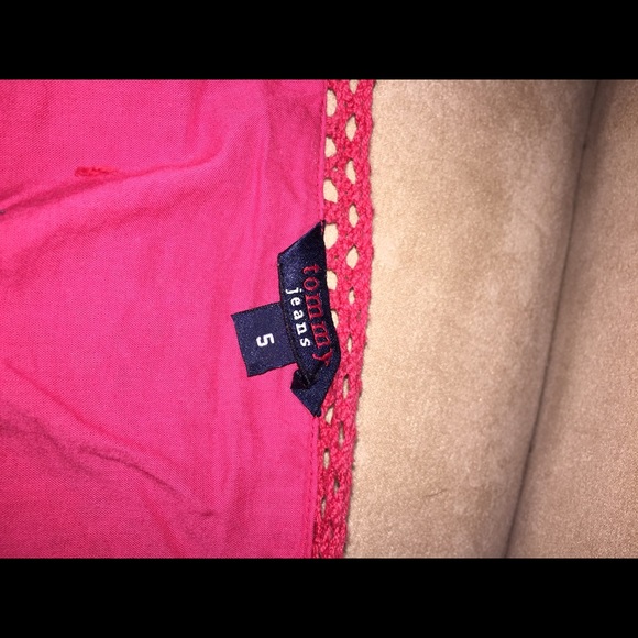 ⭐️ BOGO! Red Tommy Jeans Crochet Skirt - Picture 3 of 4
