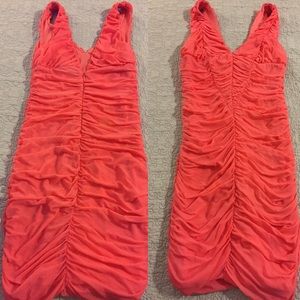 Bebe Coral Dress
