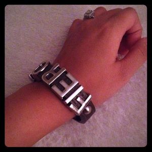 Charcoal FIERCE BCBG bracelet