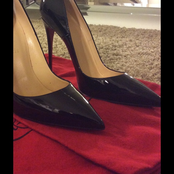 Christian Louboutin Black Patent Leather size 41.5 - Picture 3 of 4