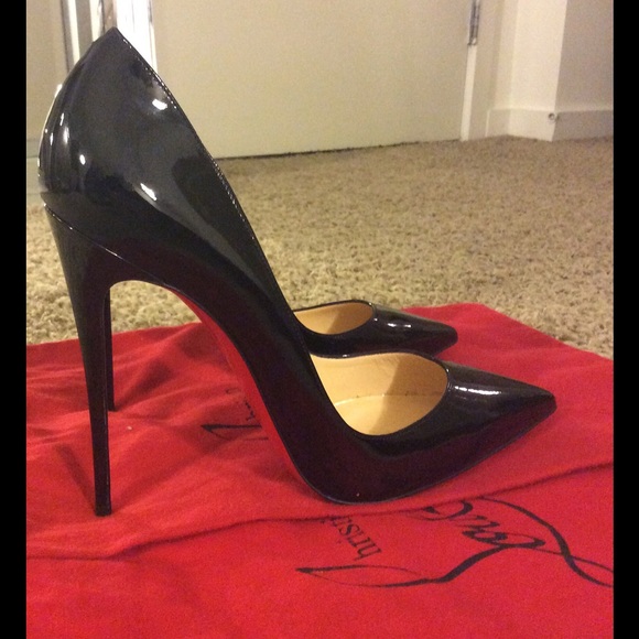Christian Louboutin Black Patent Leather size 41.5 - Picture 4 of 4