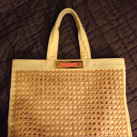 Tory Burch Straw Beach Tote
