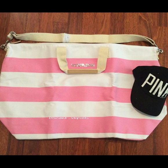 Vs PINK tote and hat
