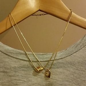 Monet gold necklace