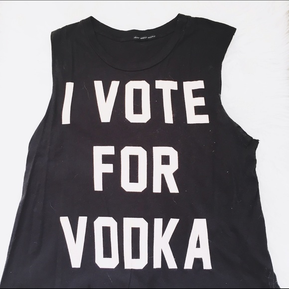 🚫SOLD🚫 on Merc Urban Outfitters I Vote For Vodka - Picture 2 of 4
