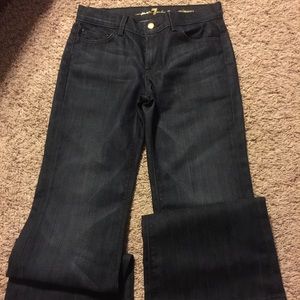 7 for all mankind long boot cut jeans