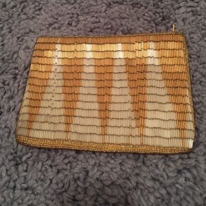 Vintage gold clutch