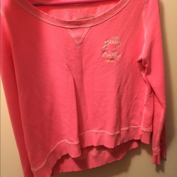 pink gilly hicks sweater